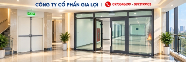 Vách kính chống cháy